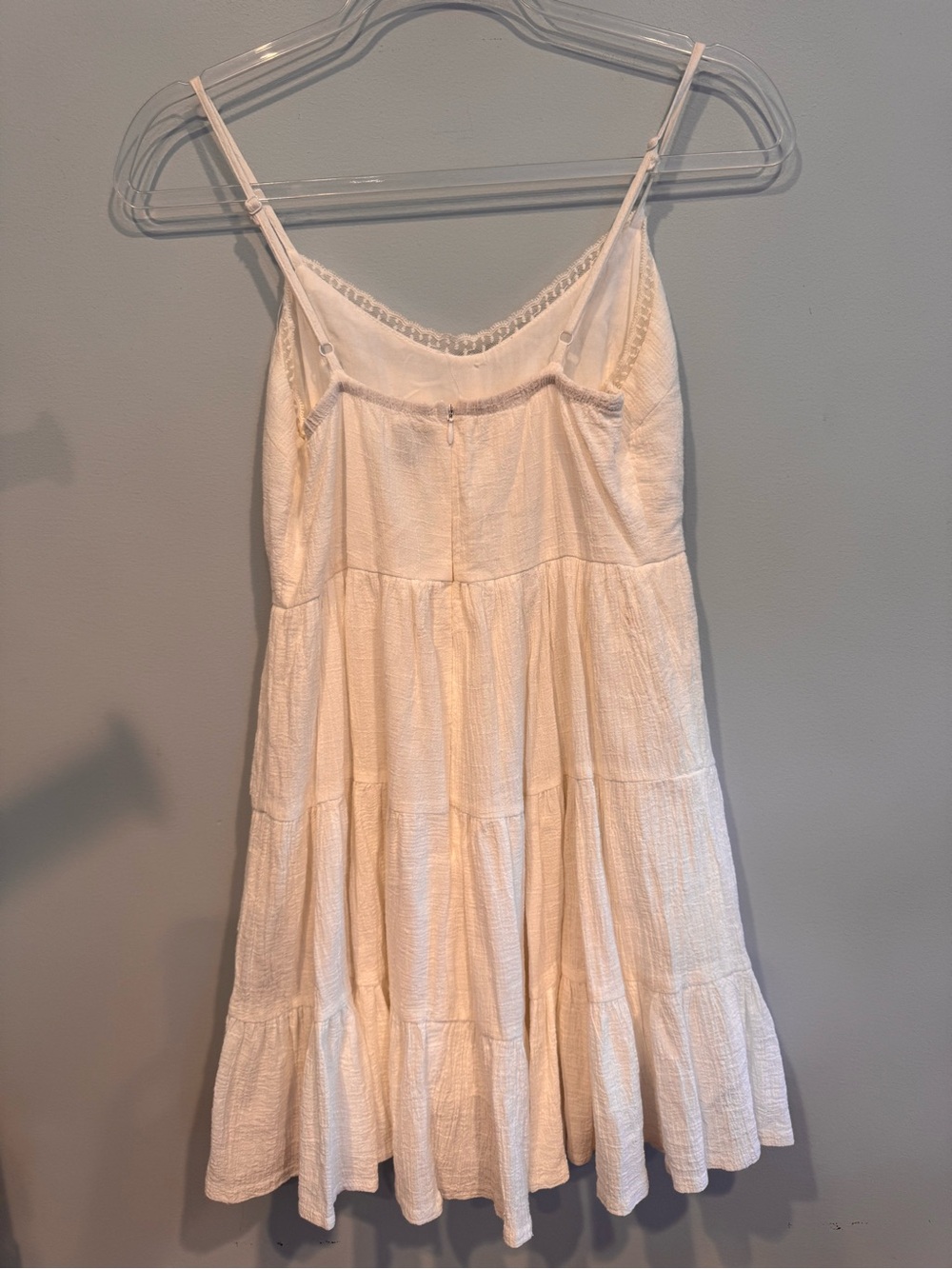 Polly White Cottagecore Sundress Size 4 - Picture 4 of 8